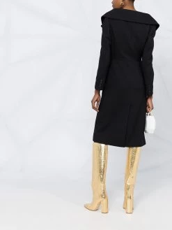 Alexander McQueen peak-lapel double-breasted dress