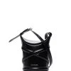Alexander McQueen black the curve small leather cross body bag