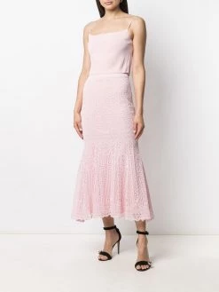 Alexander McQueen crochet long-sleeve top