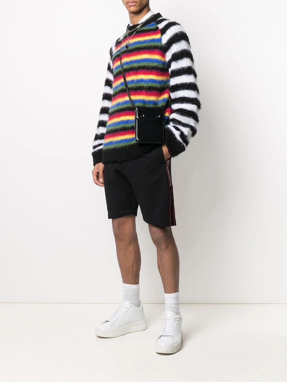 Top 10 ๐ Alexander McQueen Side panel shorts ๐ 2 Alexander McQueen side-panel shorts