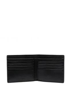 Alexander McQueen croco-effect skull cardholder