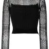 Alexander McQueen open-knit top