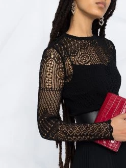 Alexander McQueen open-knit top