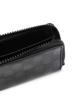 Alexander McQueen monogram-print zip-up wallet