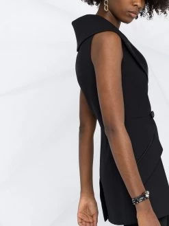 Alexander McQueen sleeveless double-breasted blazer