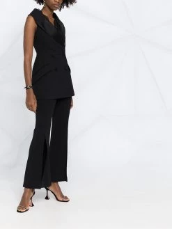 Alexander McQueen sleeveless double-breasted blazer