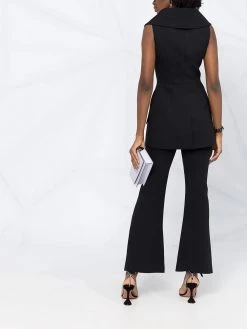 Alexander McQueen sleeveless double-breasted blazer