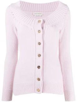 Alexander McQueen button-fastening long-sleeve cardigan