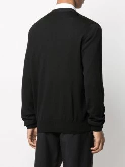 Alexander McQueen brooch-detail wool cardigan