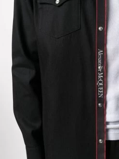 Alexander McQueen Selvedge-tape denim shirt