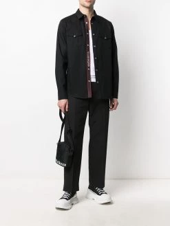 Alexander McQueen Selvedge-tape denim shirt