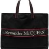 Alexander McQueen East West logo tote bag