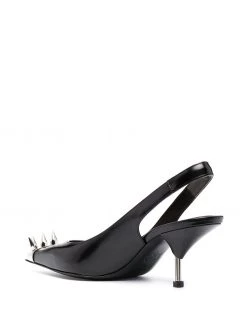 Alexander McQueen Punk Stud slingback pumps