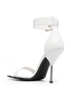 Best reviews of 😍 Alexander McQueen Square toe leather 🩴 sandals 🔔 6 Alexander McQueen square-toe leather sandals