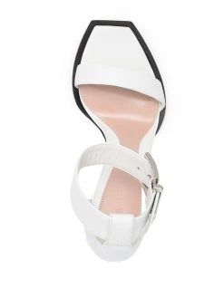 Best reviews of 😍 Alexander McQueen Square toe leather 🩴 sandals 🔔 7 Alexander McQueen square-toe leather sandals