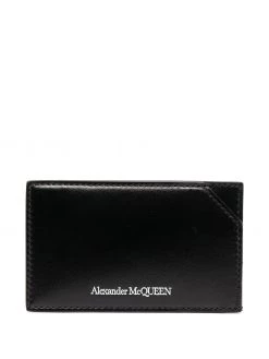 Alexander McQueen logo stamp cardholder