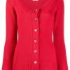 Alexander McQueen scoop-neck buttoned cardigan