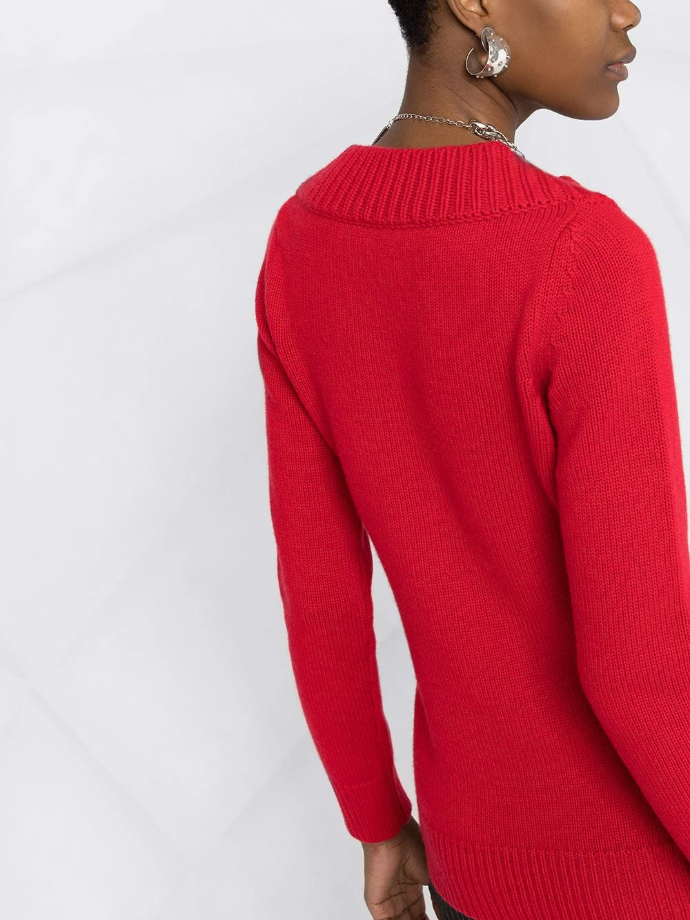 Cheapest 💯 Alexander McQueen Scoop neck buttoned cardigan 🛒 3 Alexander McQueen scoop-neck buttoned cardigan