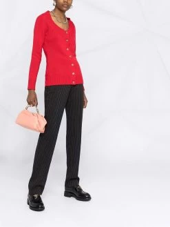 Cheapest 💯 Alexander McQueen Scoop neck buttoned cardigan 🛒 11 Alexander McQueen scoop-neck buttoned cardigan