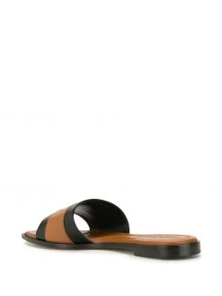 Alexander McQueen logo-embossed leather sandals