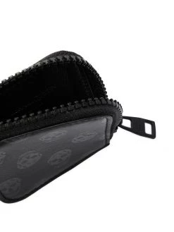 Alexander McQueen Skull logo print keyring pouch