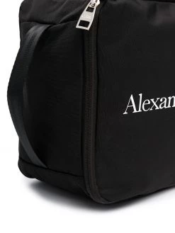 Alexander McQueen logo print wash bag