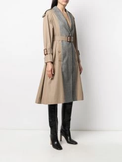 Alexander McQueen panelled mid-length trench coat