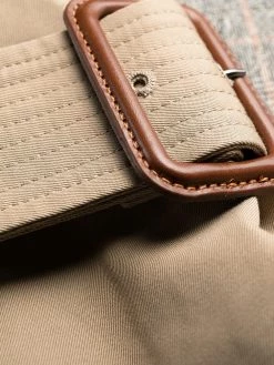 Alexander McQueen panelled mid-length trench coat