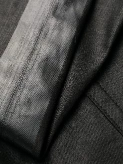 Alexander McQueen leather slim-cut jeans