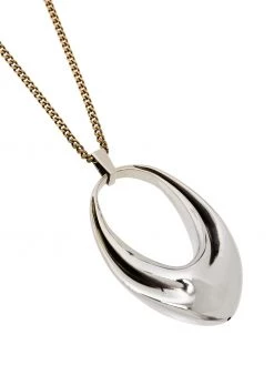 Alexander McQueen double-chain pendant necklace