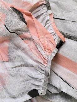 Alexander McQueen trompe-l'œil-effect poplin midi dress