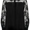 Alexander McQueen sheer panelling silk shirt