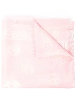 Alexander McQueen skull-print modal-silk blend scarf