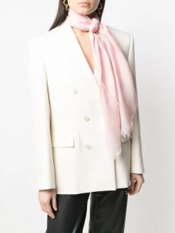 Alexander McQueen skull-print modal-silk blend scarf