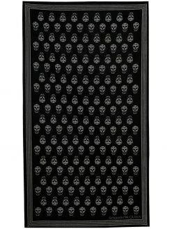 Alexander McQueen skull pattern towel