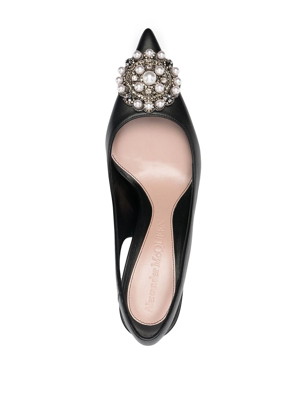 Deals ๐งจ Alexander McQueen Embellished slingback pumps โค๏ธ 4 Alexander McQueen embellished slingback pumps