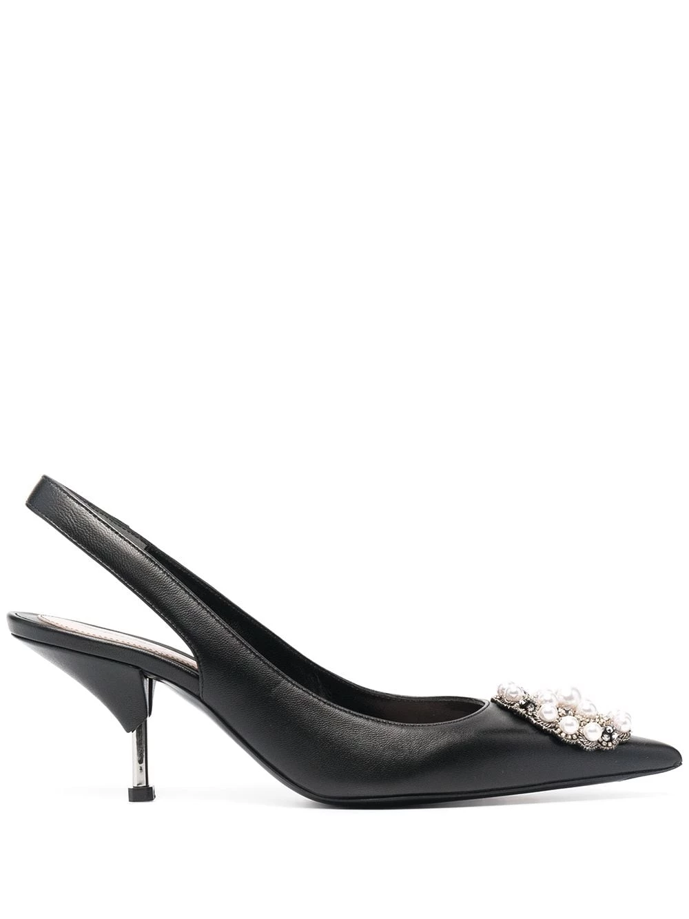 Deals ๐งจ Alexander McQueen Embellished slingback pumps โค๏ธ 1 Alexander McQueen embellished slingback pumps