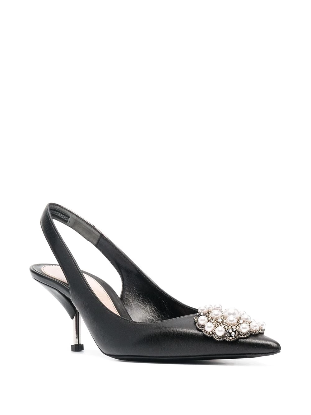 Deals ๐งจ Alexander McQueen Embellished slingback pumps โค๏ธ 2 Alexander McQueen embellished slingback pumps