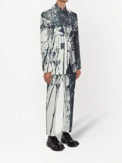 Alexander McQueen trompe-l'ail print blazer