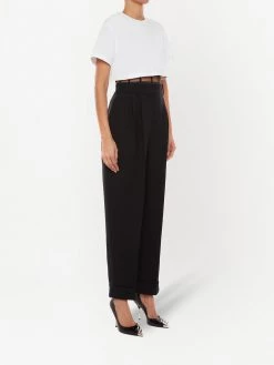 New โญ Alexander McQueen Corset detail T ๐ shirt ๐ฅฐ 7 Alexander McQueen corset-detail T-shirt