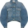 Alexander McQueen cocoon sleeve denim jacket