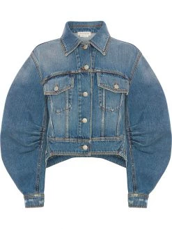 Alexander McQueen cocoon sleeve denim jacket