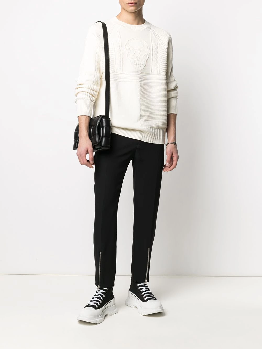 Top 10 ๐ Alexander McQueen Zip cuff track trousers ๐ฅฐ 2 Alexander McQueen zip-cuff track trousers