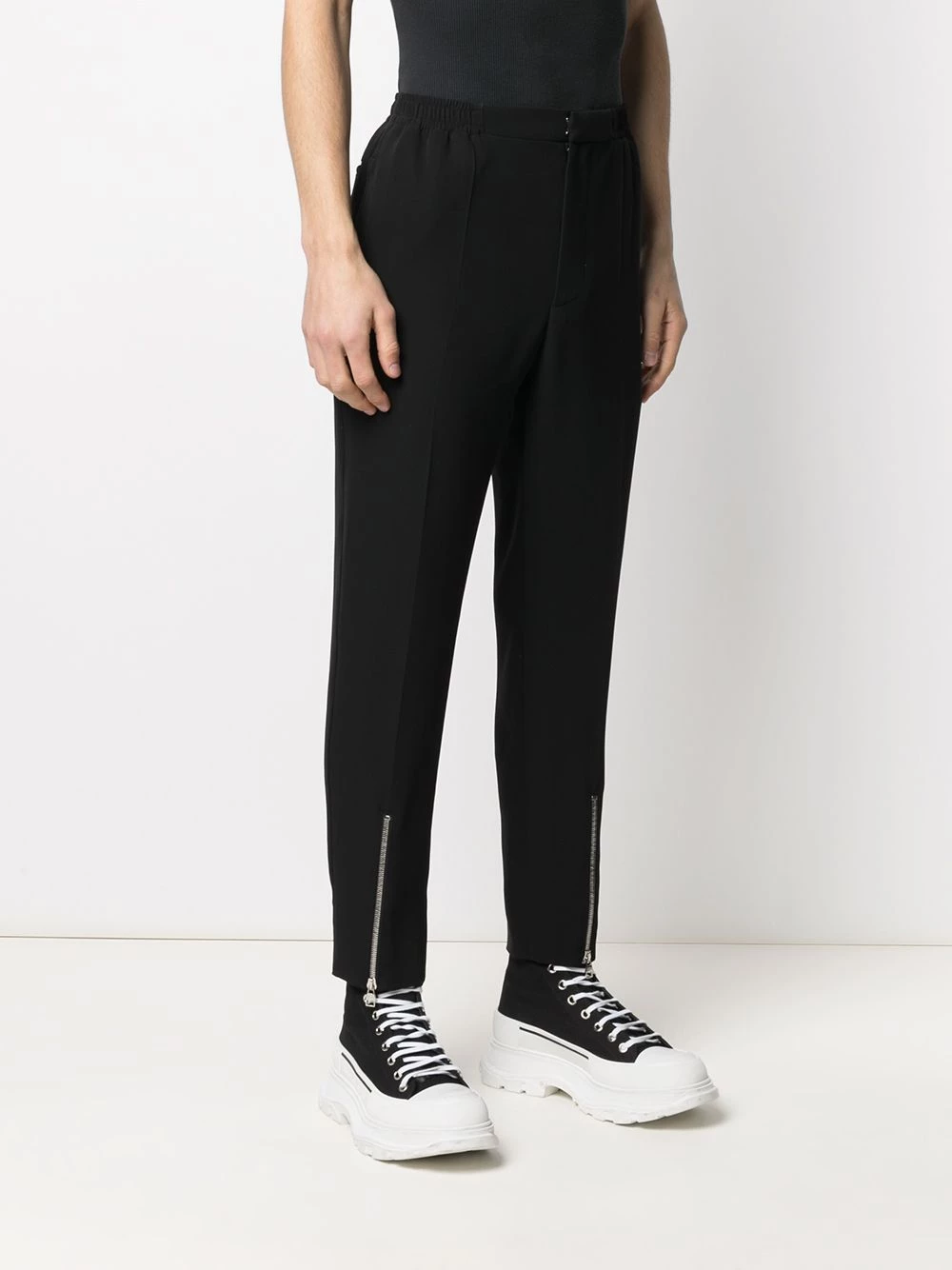 Top 10 ๐ Alexander McQueen Zip cuff track trousers ๐ฅฐ 3 Alexander McQueen zip-cuff track trousers
