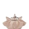 Alexander McQueen Four-Ring suede clutch