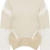 Alexander McQueen cropped panelled sweatshirt