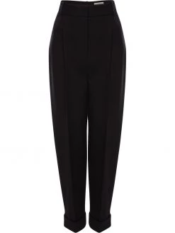 Alexander McQueen turn-up hem tailored trousers