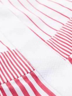 Alexander McQueen asymmetric striped dress