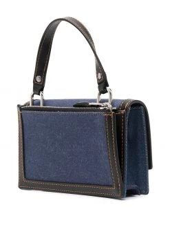 Alexander McQueen mini denim satchel bag