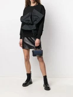 Alexander McQueen mini denim satchel bag